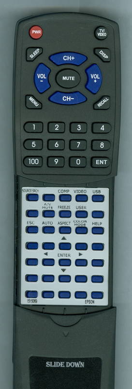 EPSON POWERLITE CINEMA 705HD Replacement Remote Control - Thumbnail 2