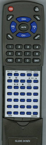 SYMPHONIC RT1625038 Replacement Remote