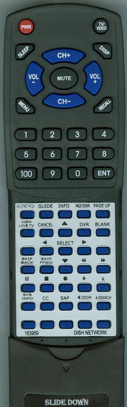 DN RT163959 Replacement Remote Control
