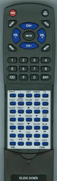 HISENSE RT166485 Replacement Remote