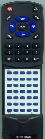 GE RT181044 Replacement Remote