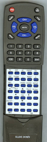 RCA RT198512 Replacement Remote