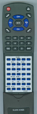 SHARP LC65LBU591U Replacement Remote