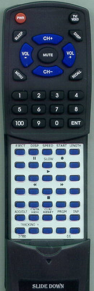 GE VG4020 Replacement Remote
