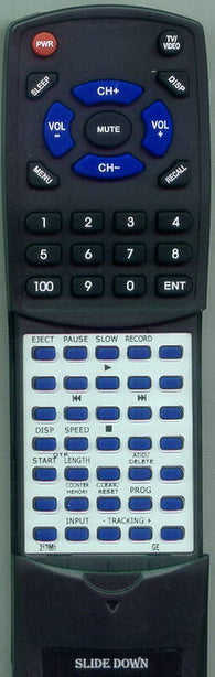 GE VG2019 Replacement Remote