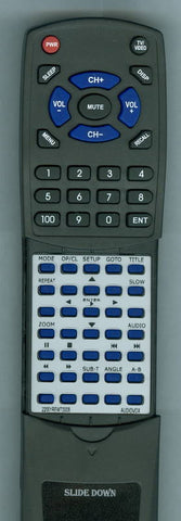 AUDIOVOX RT22001REMT0008 Replacement Remote