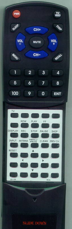 RCA F31633SB Replacement Remote Control
