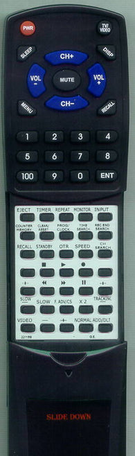 RCA T13000BK Replacement Remote
