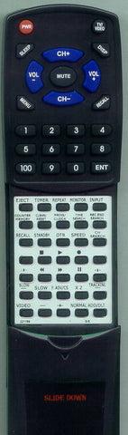 GE 13TVR40 Replacement Remote