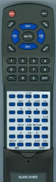 HISENSE RT228530 Replacement Remote