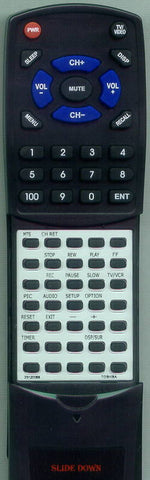 TOSHIBA RT23120088 Replacement Remote