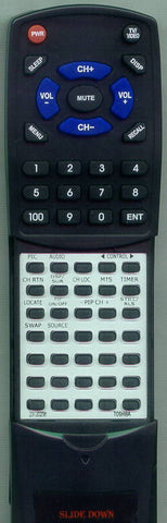 TOSHIBA RT23120238 Replacement Remote