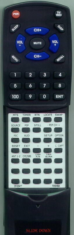 TOSHIBA CN35D90 FULL Replacement Remote Control