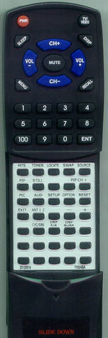 TOSHIBA TP55D81 Replacement Remote