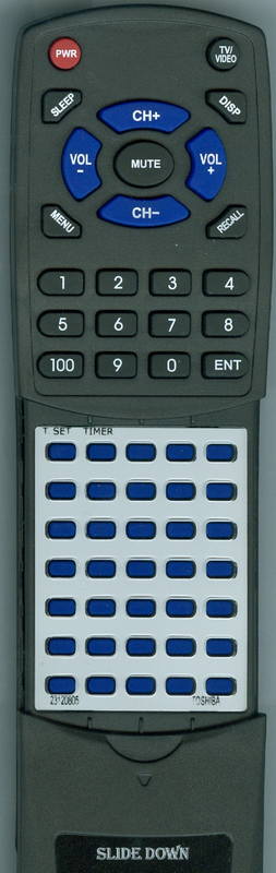 TOSHIBA CX1435 Replacement Remote Control