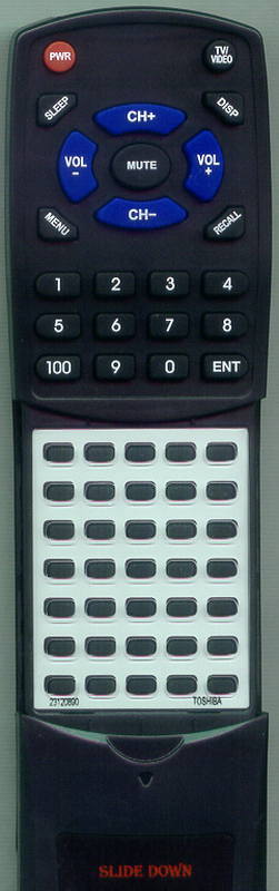 TOSHIBA CZ9700 Replacement Remote Control