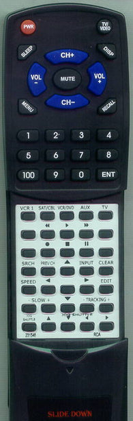 RCA CRK70VHL1 Replacement Remote