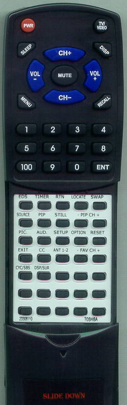 TOSHIBA CT9870 Replacement Remote Control - Thumbnail 2