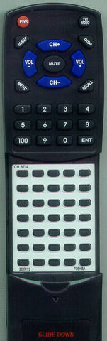 TOSHIBA CT9814 Replacement Remote