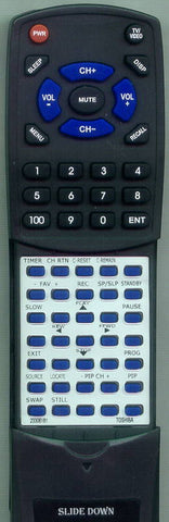 TOSHIBA CV27G68 Replacement Remote