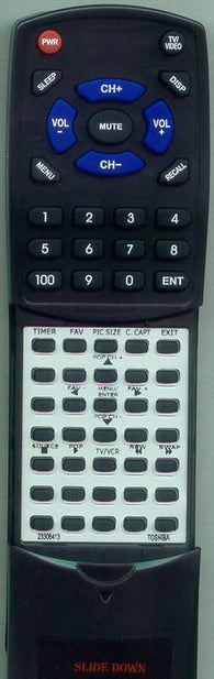 TOSHIBA 46H83 Replacement Remote