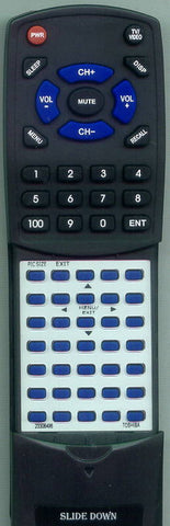 TOSHIBA 23306496 Replacement Remote