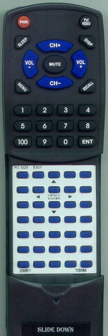 TOSHIBA 36AF43 Replacement Remote