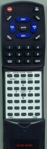 TOSHIBA CT90185 Replacement Remote