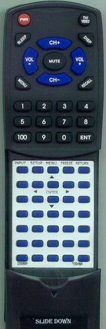 TOSHIBA TDPSW25UMAIN Replacement Remote