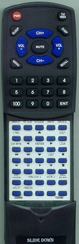 TOSHIBA 62HM15 Replacement Remote