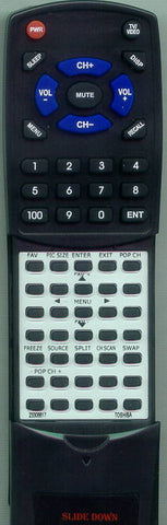 TOSHIBA 23306121 Replacement Remote