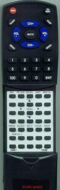 TOSHIBA 46H63 Replacement Remote