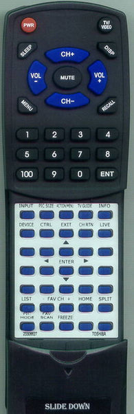 TOSHIBA 46HM95 Replacement Remote