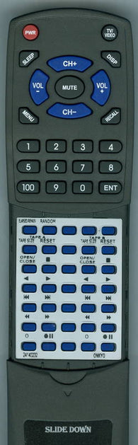 ONKYO 24140232 Replacement Remote