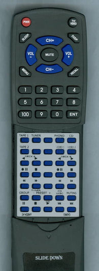 ONKYO 24140294Y Replacement Remote