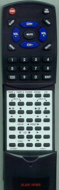 ONKYO 24140330Y Replacement Remote