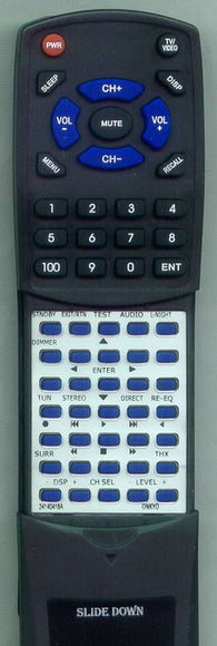ONKYO 24140390A Replacement Remote