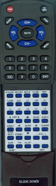 ONKYO RT24140511 Replacement Remote