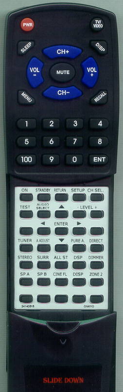 ONKYO HTS755DVC Replacement Remote Control - Thumbnail 2