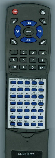 ONKYO 24140771 Replacement Remote