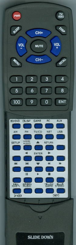 ONKYO HTS755DVC Replacement Remote Control