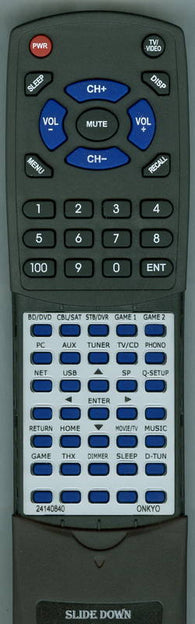 ONKYO TXNR5010 Replacement Remote