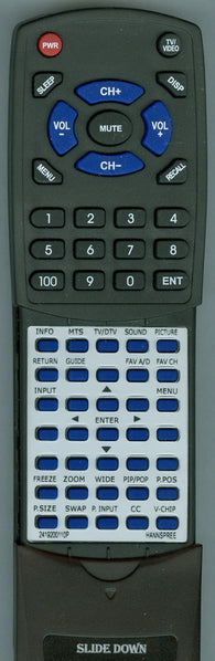HANNSPREE JT0132U1000G Replacement Remote