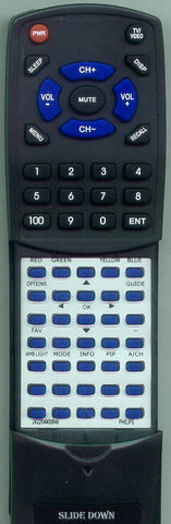 PHILIPS 50PF9731D37 Replacement Remote