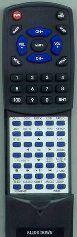 PHILIPS HTS8110P/37 Replacement Remote