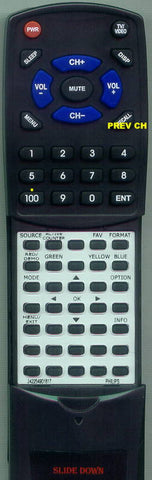 PHILIPSINSERT 47PFL5603D/27 Replacement Remote