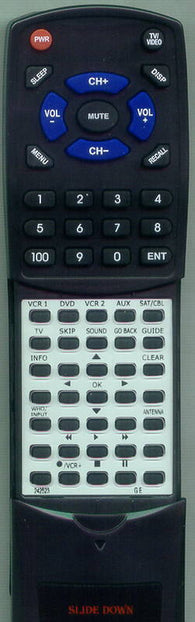 GE 32GT740 Replacement Remote