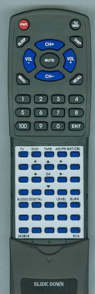 RCA CRK76AD1 Replacement Remote