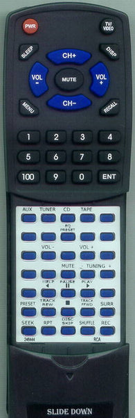 RCA RS2503 Replacement Remote
