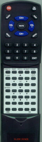 RCA RT246892 Replacement Remote